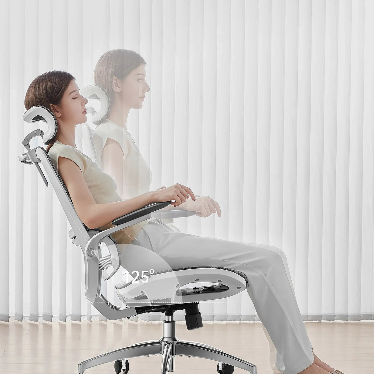 Nelvyo Zebra || Chaise de bureau ergonomique