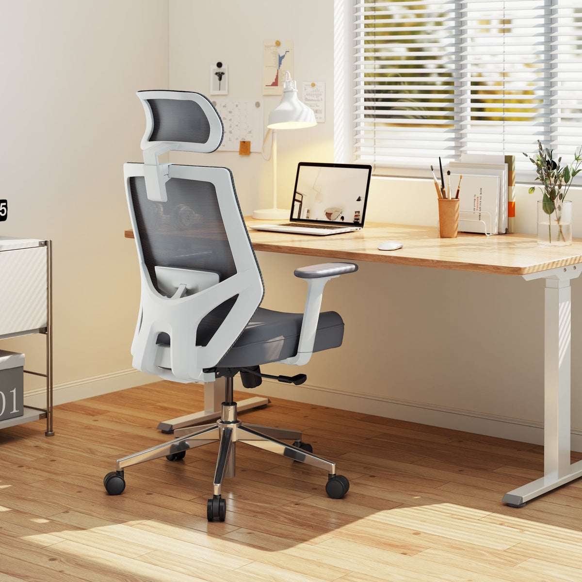 Nelvyo Air || Chaise de bureau ergonomique pour maison et bureau