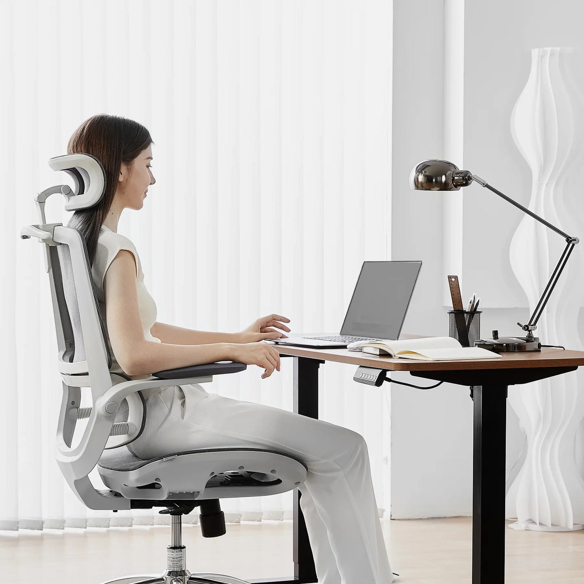 Nelvyo Zebra || Chaise de bureau ergonomique